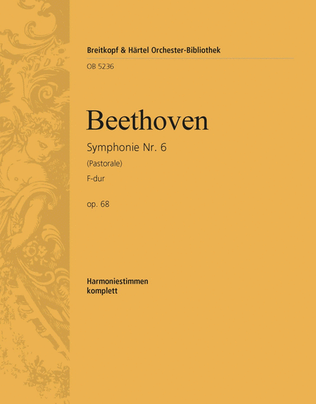 Book cover for Symphony No. 6 in F major Op. 68