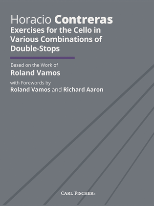 Book cover for Exercises for the Cello in Various Combinations of Double-Stops