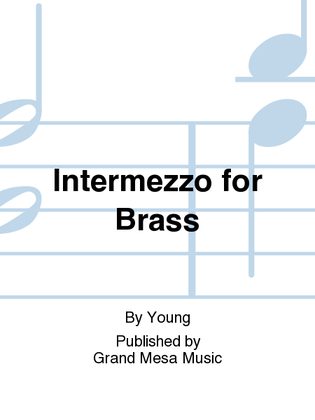 Book cover for Intermezzo for Brass