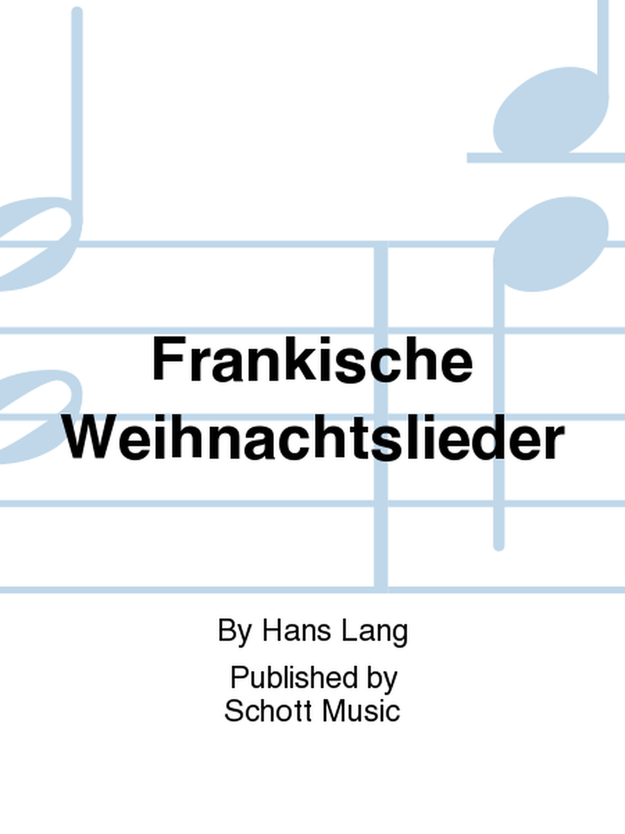 Frankische Weihnachtslieder