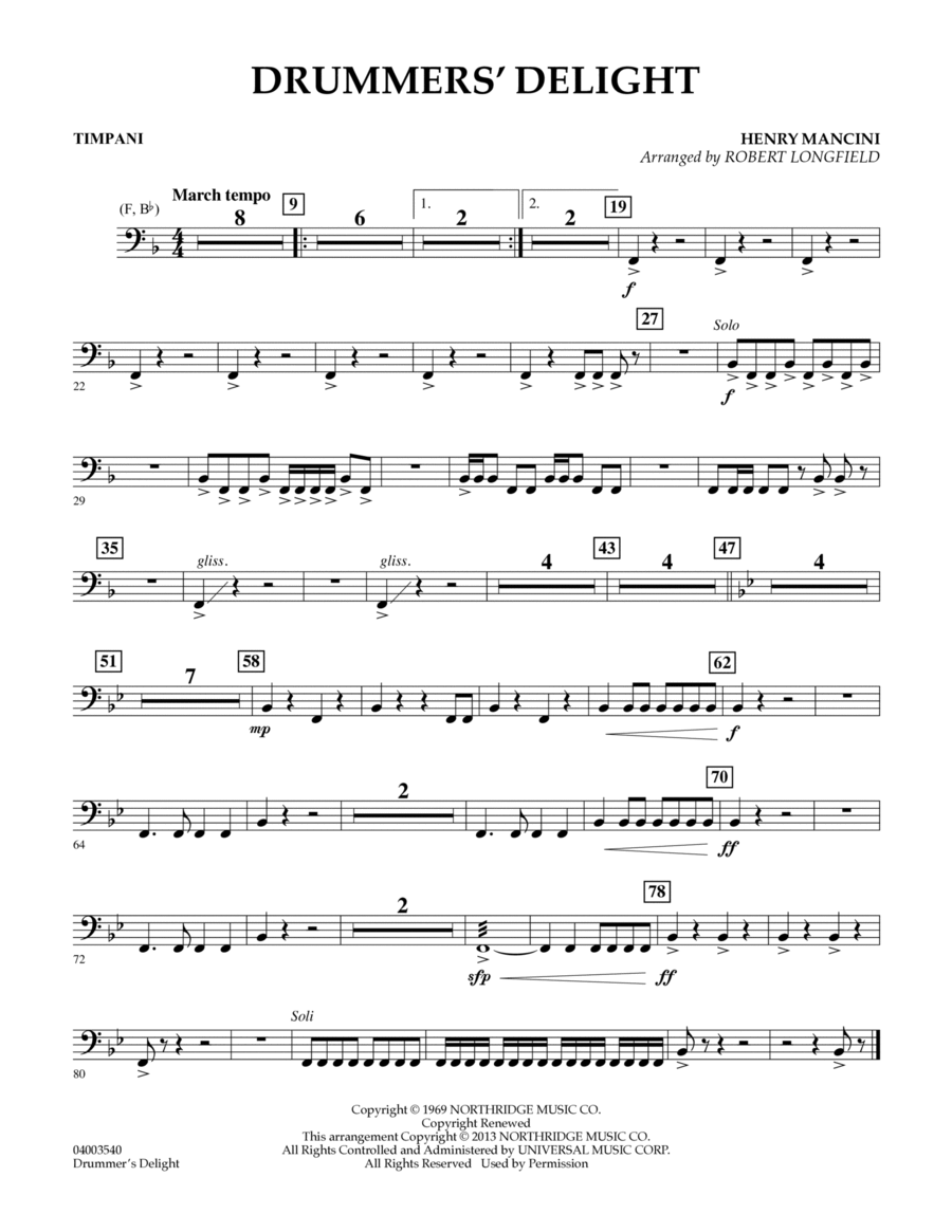 Drummers' Delight - Timpani