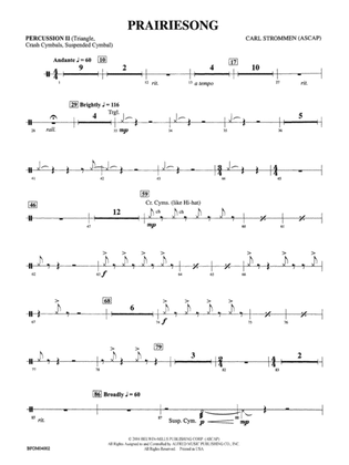 Prairiesong: 2nd Percussion