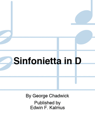 Book cover for Sinfonietta in D