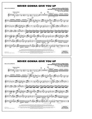 Book cover for Never Gonna Give You Up - Bells/Xylophone