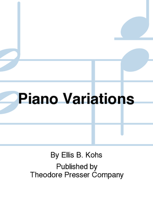 Book cover for Piano Variations