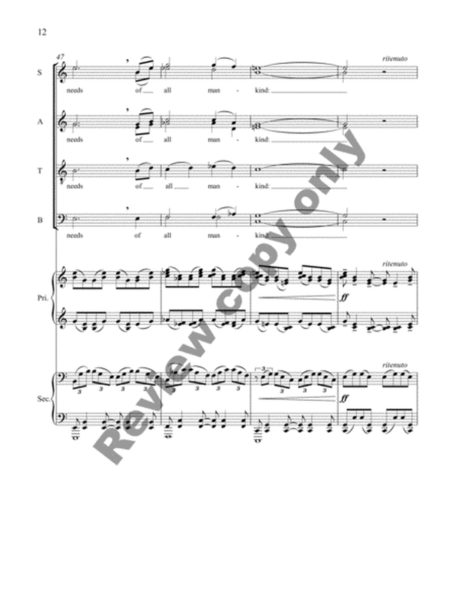 I Dream a World (Piano/Choral Score) image number null