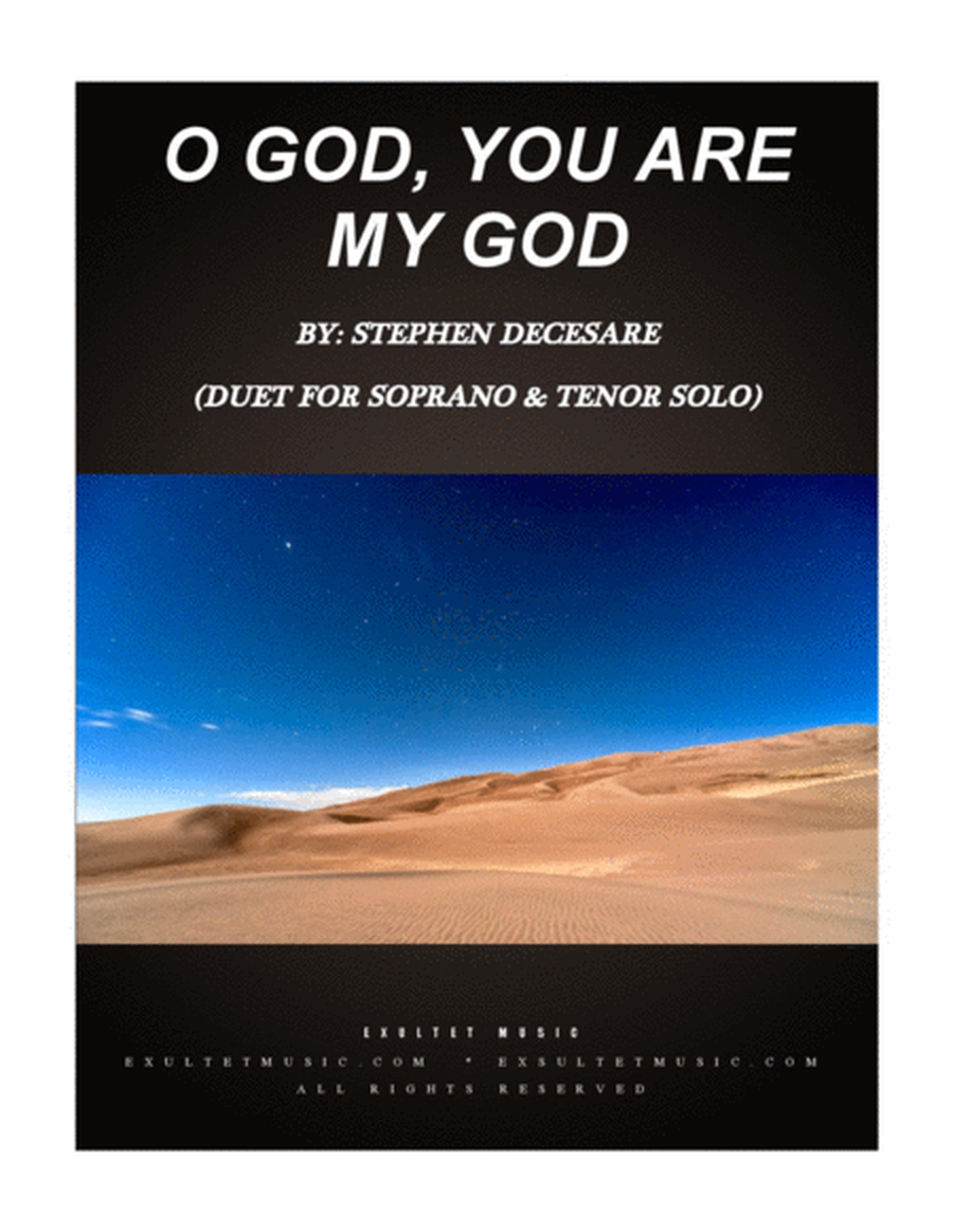 O God, You Are My God (Duet for Soprano and Tenor Solo) image number null