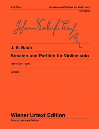 Book cover for Sonatas and Partitas