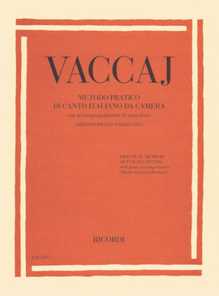 Book cover for Practical Method of Italian Singing