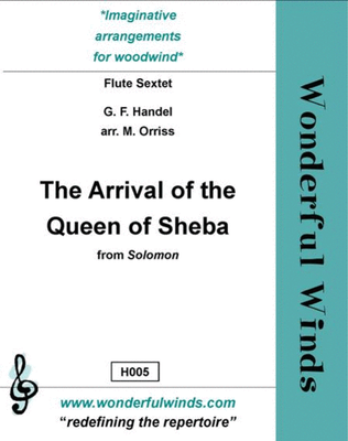 Book cover for The Arrival Of The Queen Of Sheba