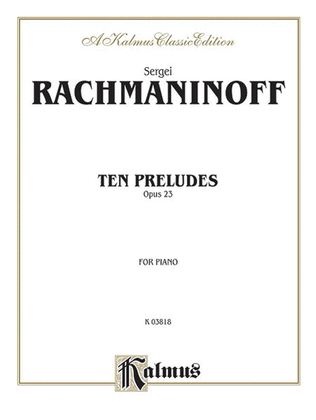Book cover for Ten Preludes, Op. 23