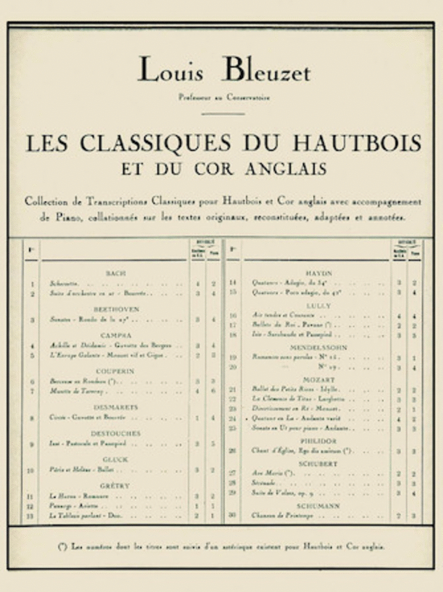 Scherzetto - Classiques No. 1