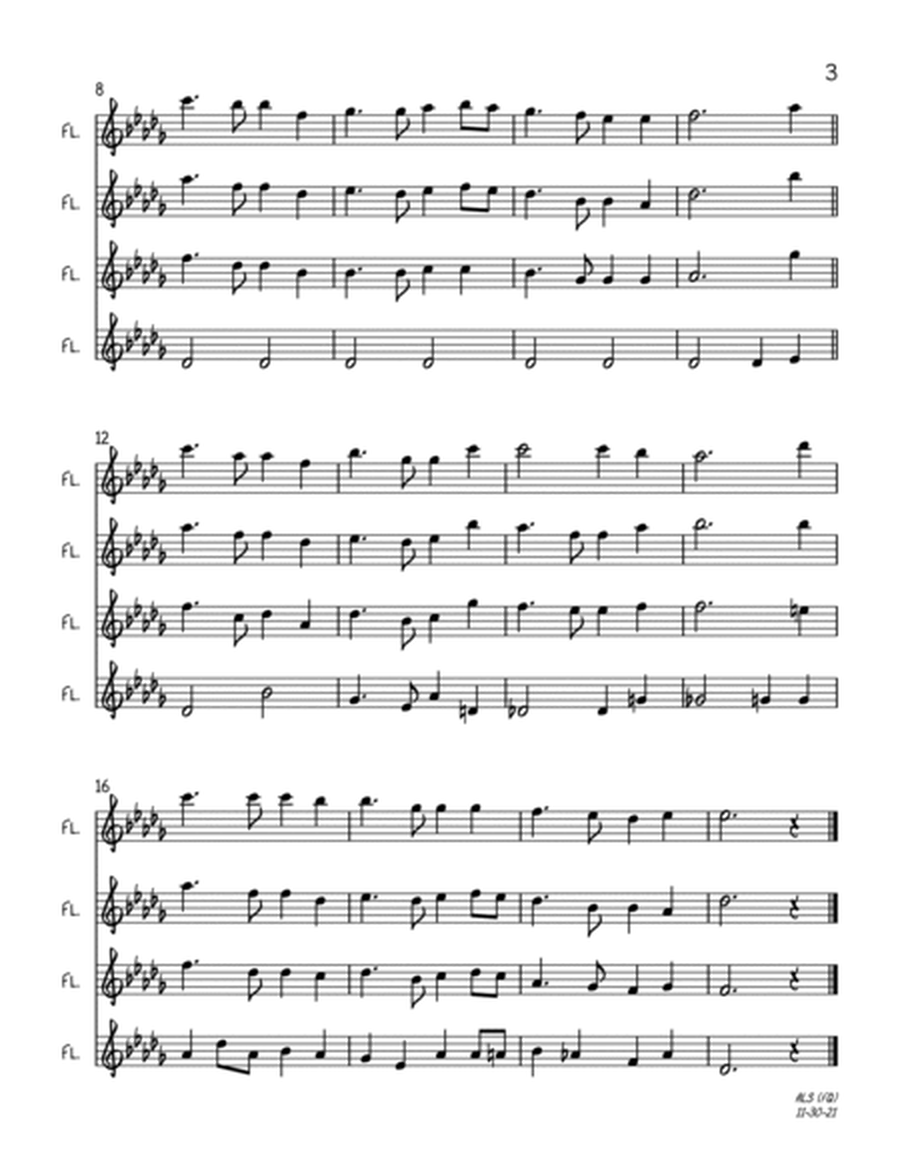 Auld Lang Syne (Flute Quartet) image number null