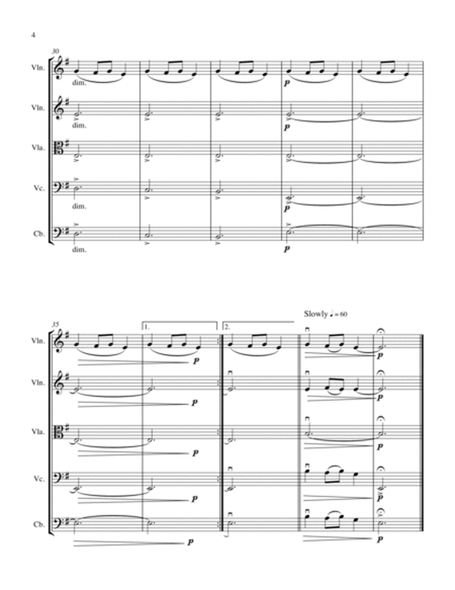 UKRAINIAN BELL CAROL (Carol of the Bells) - Early Intermediate - String Orchestra image number null