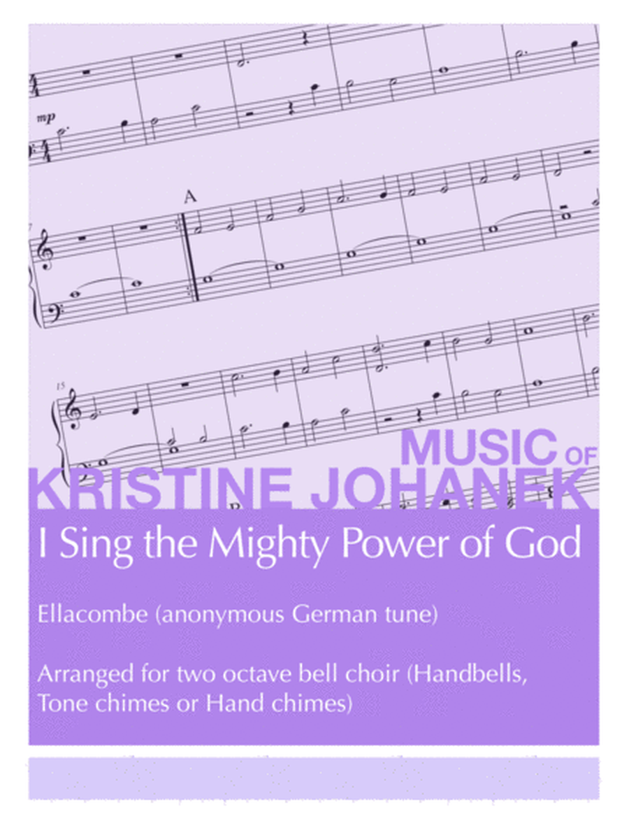 I Sing the Mighty Power of God (2 octave, reproducible) image number null