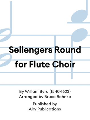 Book cover for Sellengers Round for Flute Choir