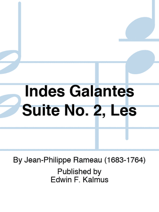 Book cover for Indes Galantes Suite No. 2, Les