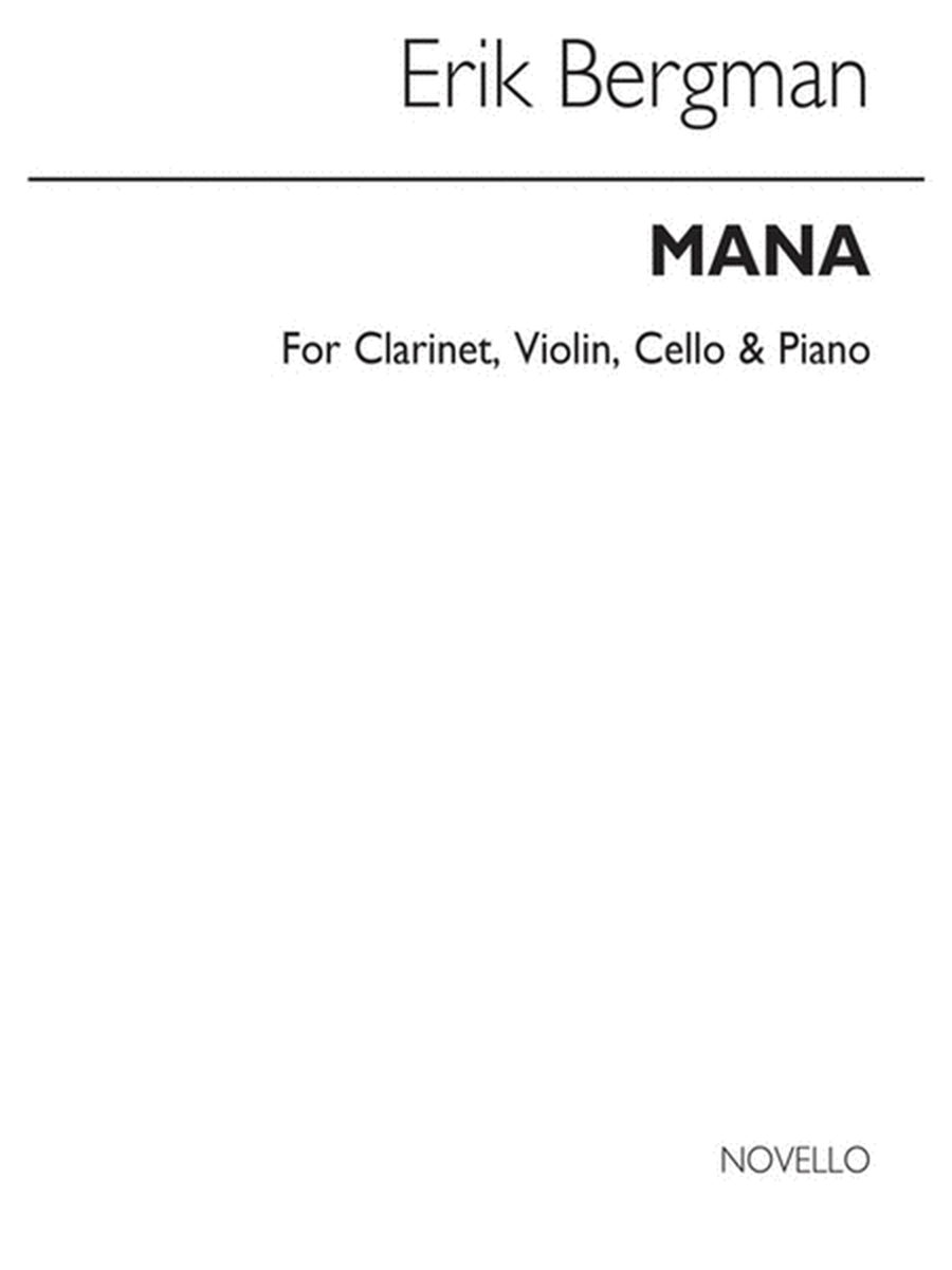 Bergman Mana Cla/Vln/Cel/Piano(Arc)