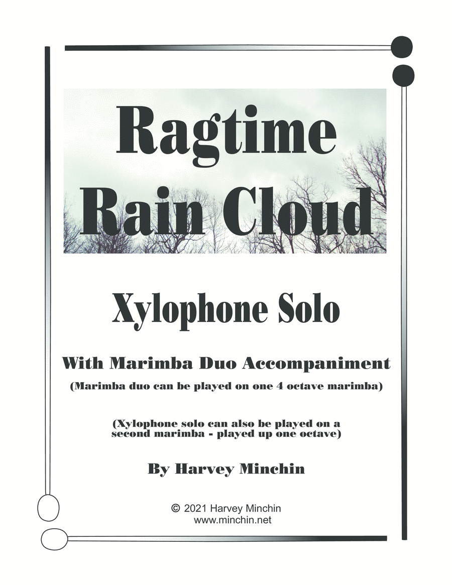 Ragtime Rain Cloud - Xylophone Solo with Marimba Duo Accompaniment image number null