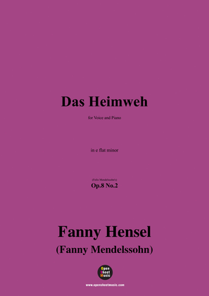 Fanny Mendelssohn-Das Heimweh,Op.8 No.2,in e flat minor