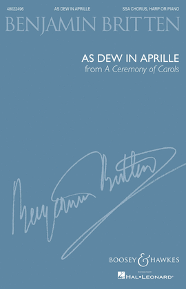 Book cover for As Dew in Aprille (from A Ceremony of Carols)