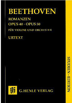 Romances for Violin and Orchestra Op. 40 & 50 in G and F Major