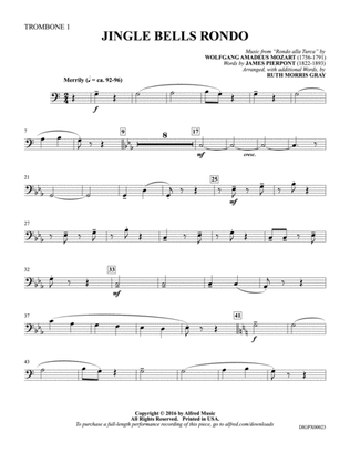 Book cover for Jingle Bells Rondo: Trombone 1