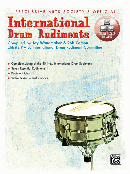 International Drum Rudiments (book and Cd)