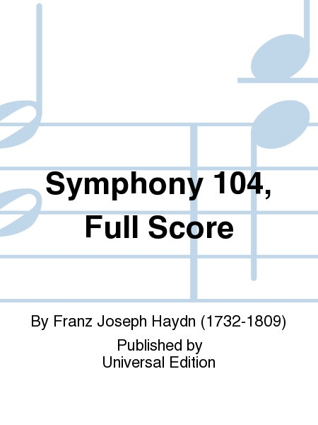 Symphony 104, Full Score