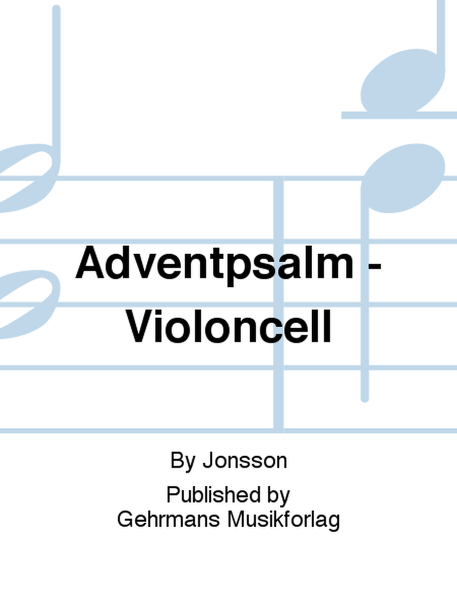 Adventpsalm - Violoncell