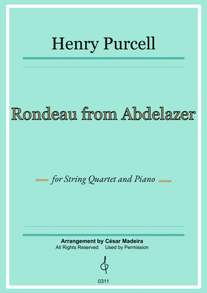 Book cover for Rondeau from Abdelazer - String Quartet and Piano (Full Score) - Score Only