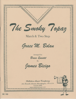 Book cover for The Smoky Topaz (James Bicigo)