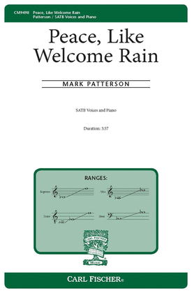 Book cover for Peace, Like Welcome Rain