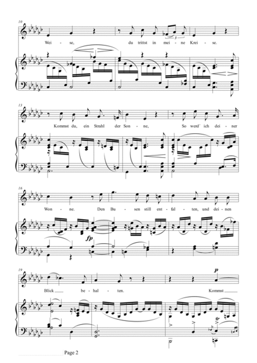 Schumann-Die Blume der Ergebung,Op.83 No.2 in G♭ Major