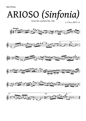 ARIOSO, by J. S. Bach (sinfonia) - for Alto Flue and accompaniment