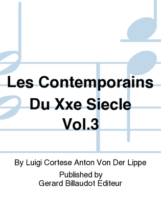 Book cover for Les Contemporains Du Xxe Siecle Vol. 3