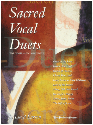 Book cover for Sacred Vocal Duets (for High and Low Voice)