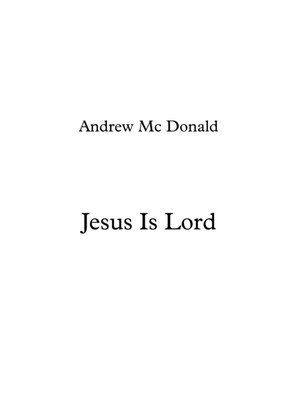 Book cover for Jesus Is Lord