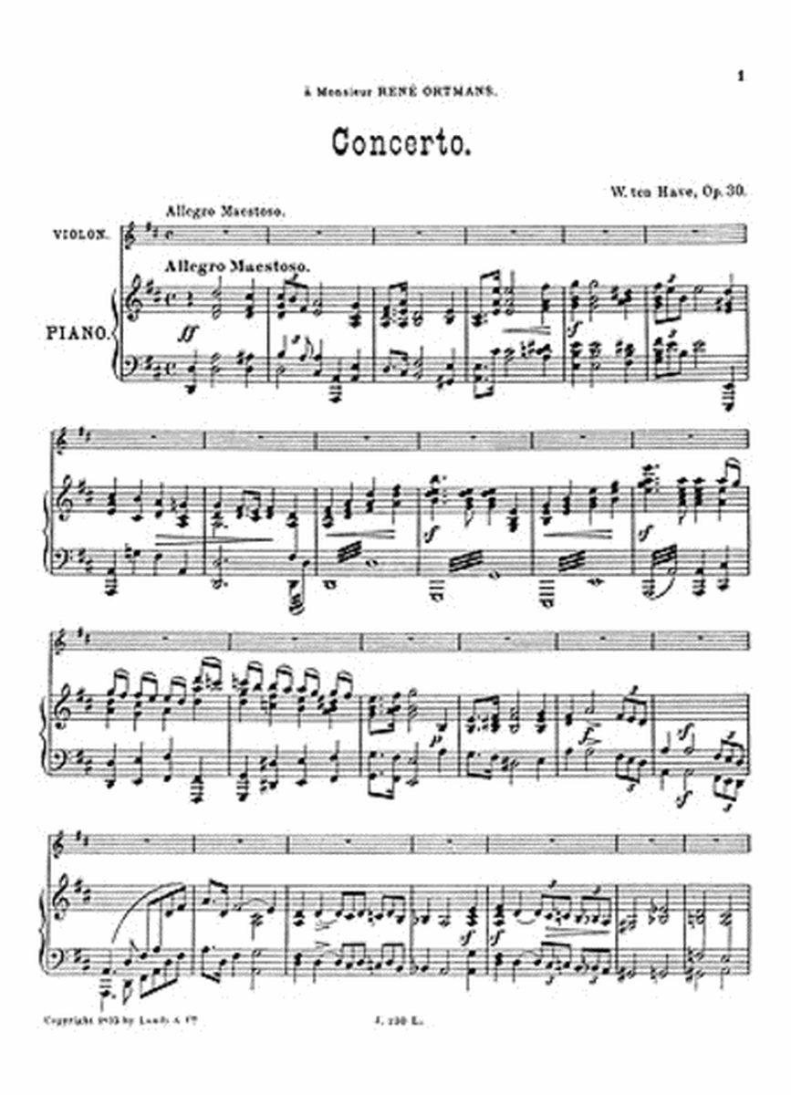 Violin Concerto Op.30