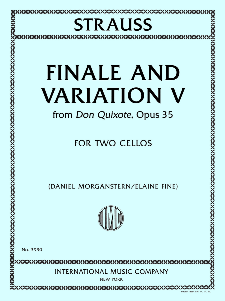 Finale and Variation V from Don Quixote, Opus 35, for Two Cellos