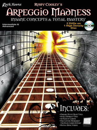 Book cover for Arpeggio Madness – Insane Concepts & Total Mastery