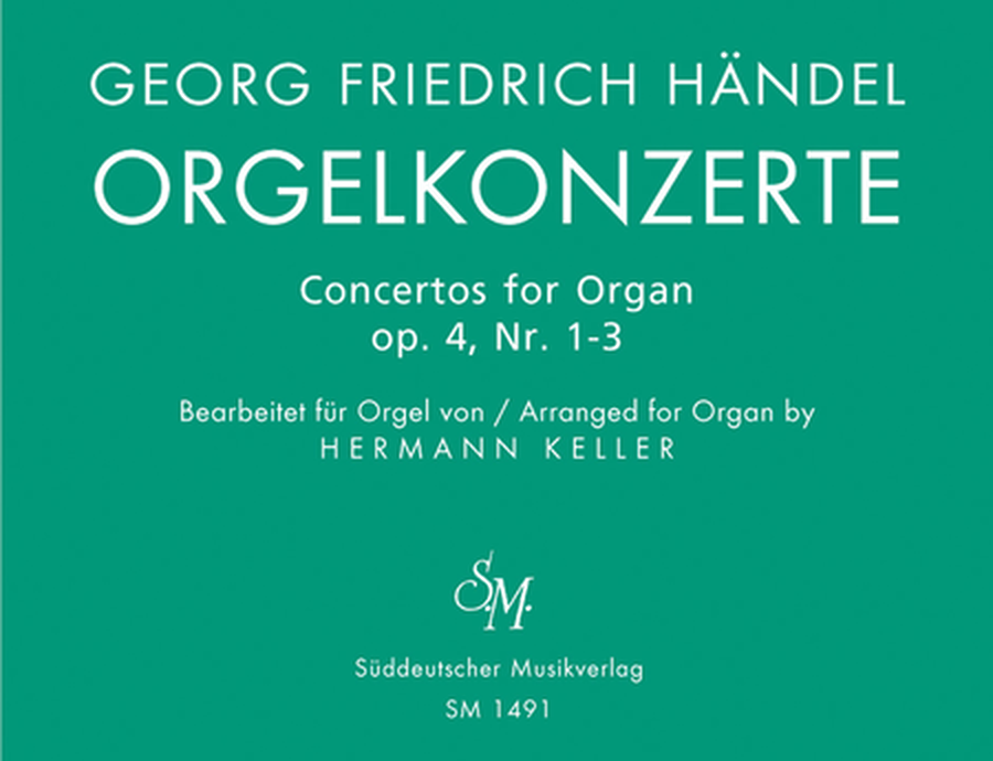 Orgelkonzerte für Orgel allein mit Pedal, op. 4