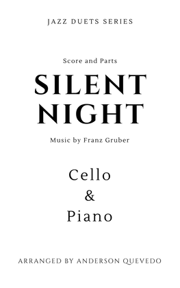 Book cover for Silent Night by Franz Gruber for Cello Piano - Jazz Duets Series