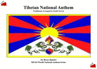 Book cover for Tibetan National Anthem for Brass Quintet