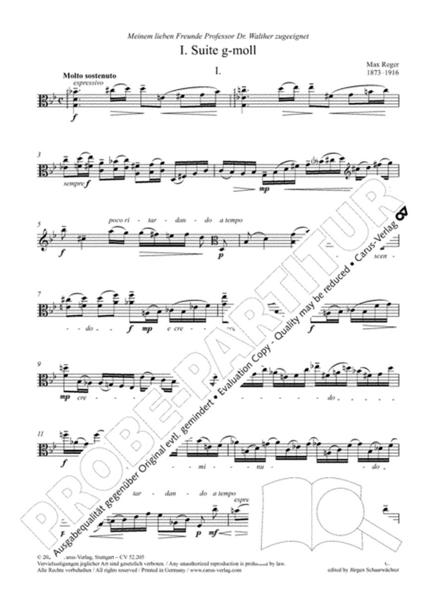 Three Suites for viola solo op. 131d