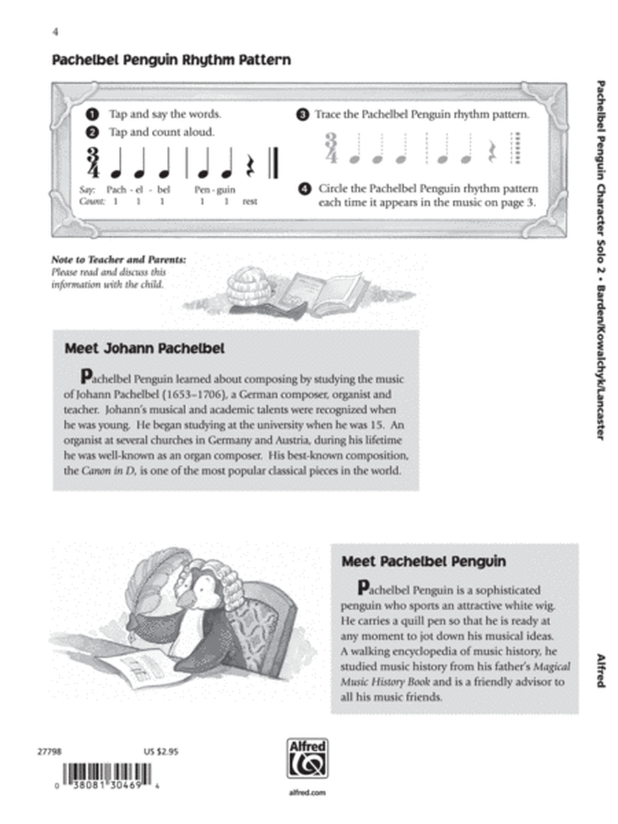 Music for Little Mozarts: Character Solo -- Pachelbel Penguin, Level 2