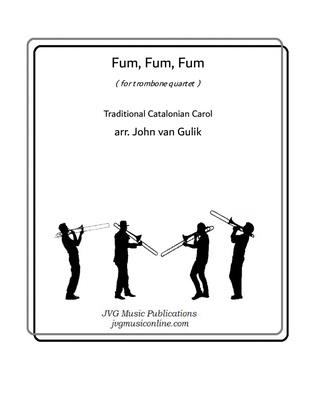 Book cover for Fum, Fum, Fum - Trombone Quartet