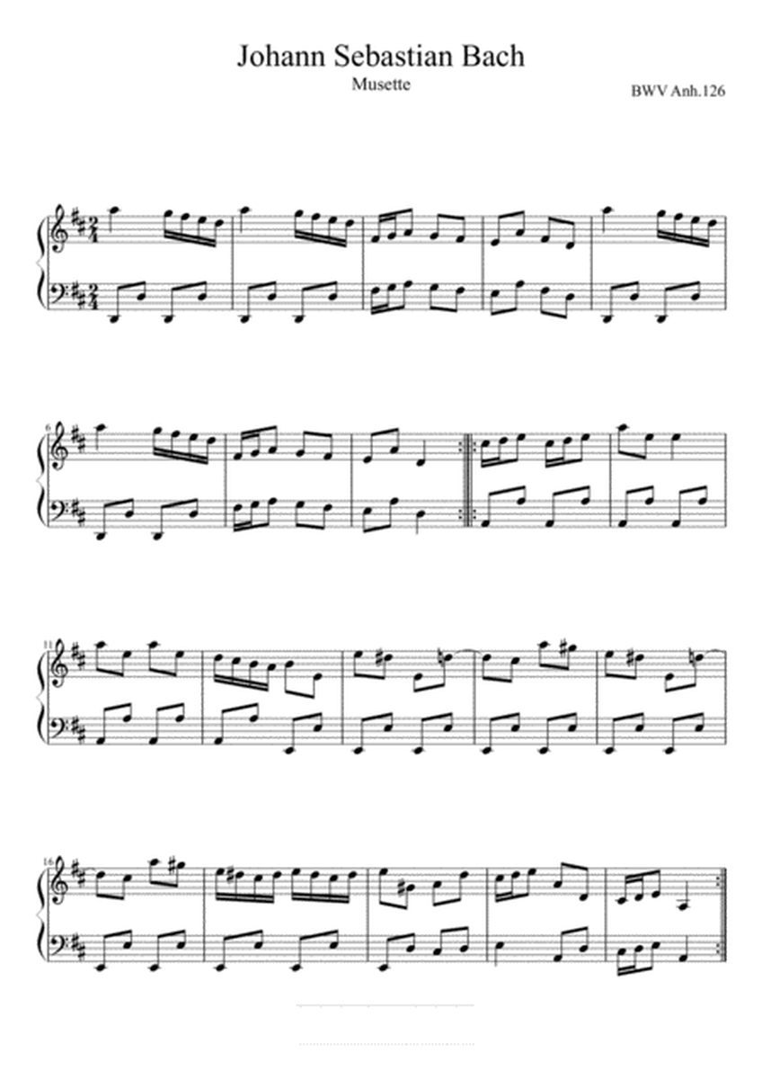 J.S Bach-Musette in D major, BWV Anh126( Original Version) image number null