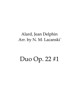 Book cover for Duo Op. 22 #1