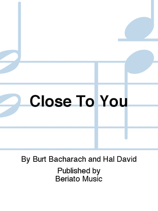 Book cover for Close To You